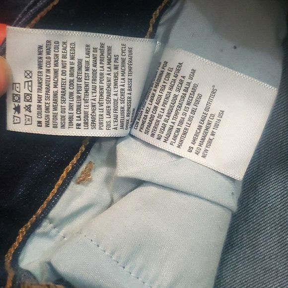 American Eagle high rise skinny Jeans size 2L - Picture 11 of 12
